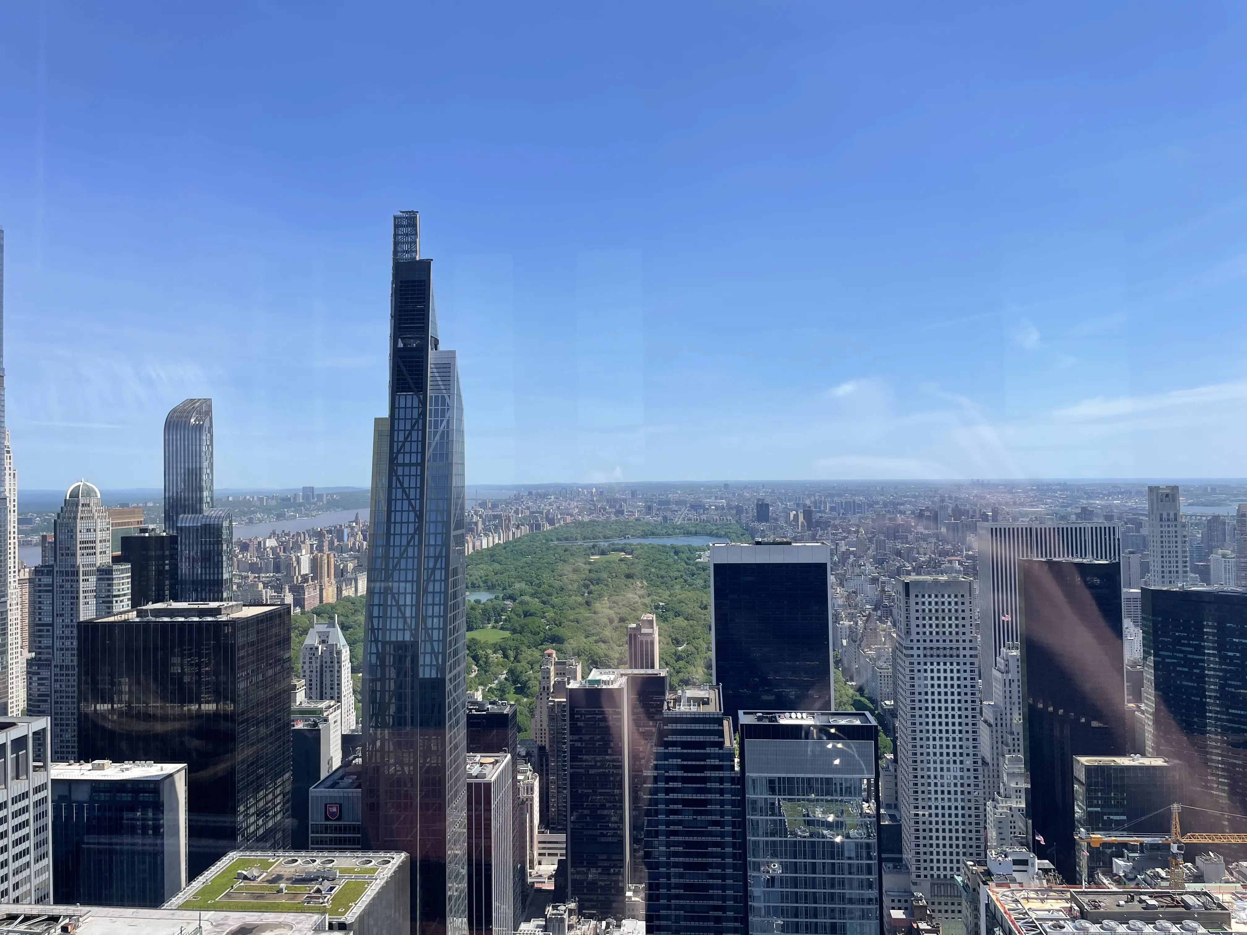 New York City skyline with Central Park