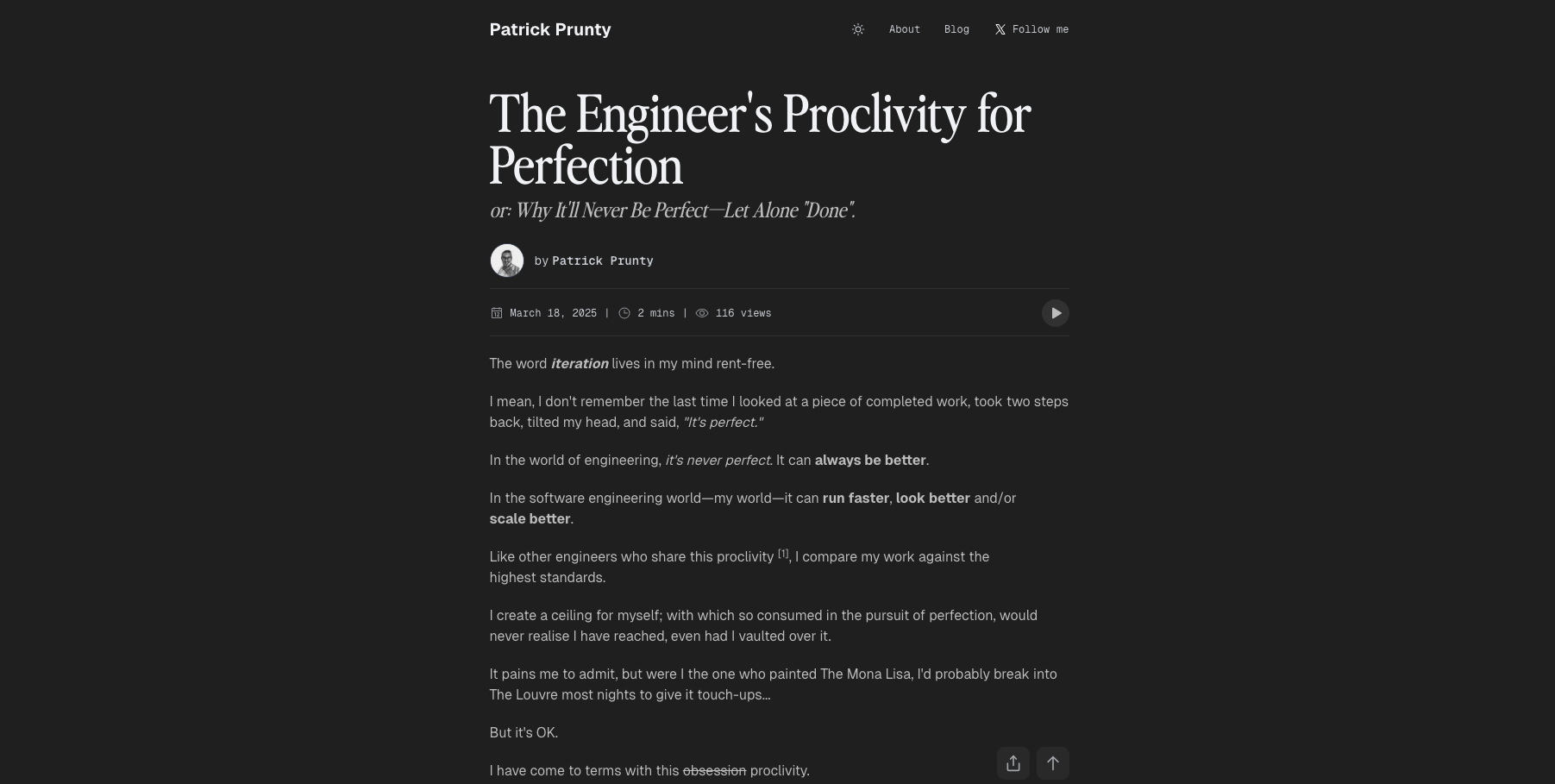 Personal Website & Blog image 1